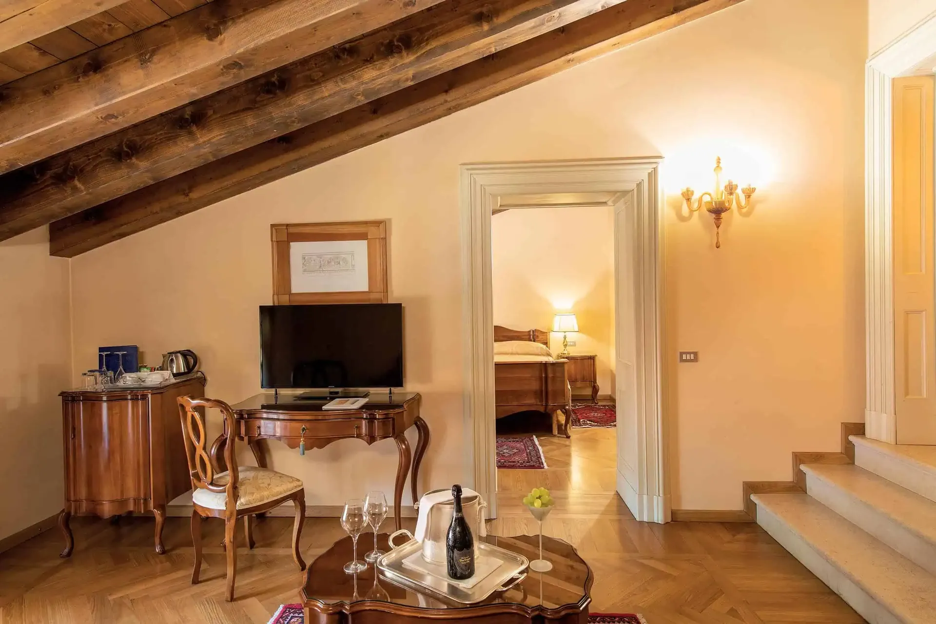 dettaglio stanza hotel