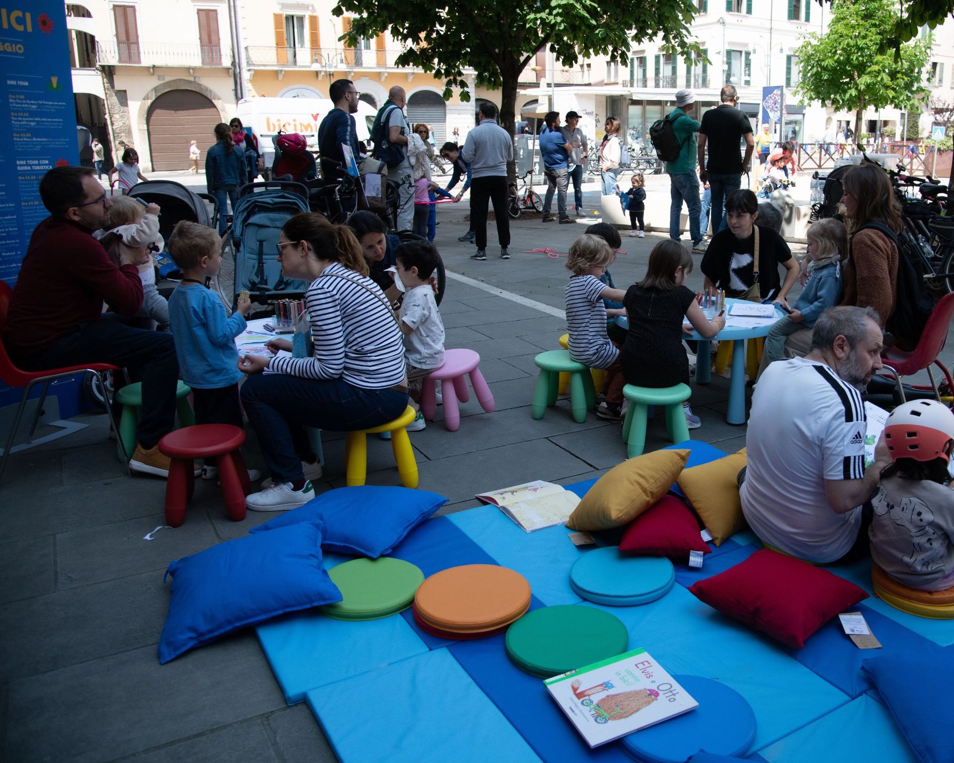 Attività per bambini durante blu in bici 2025