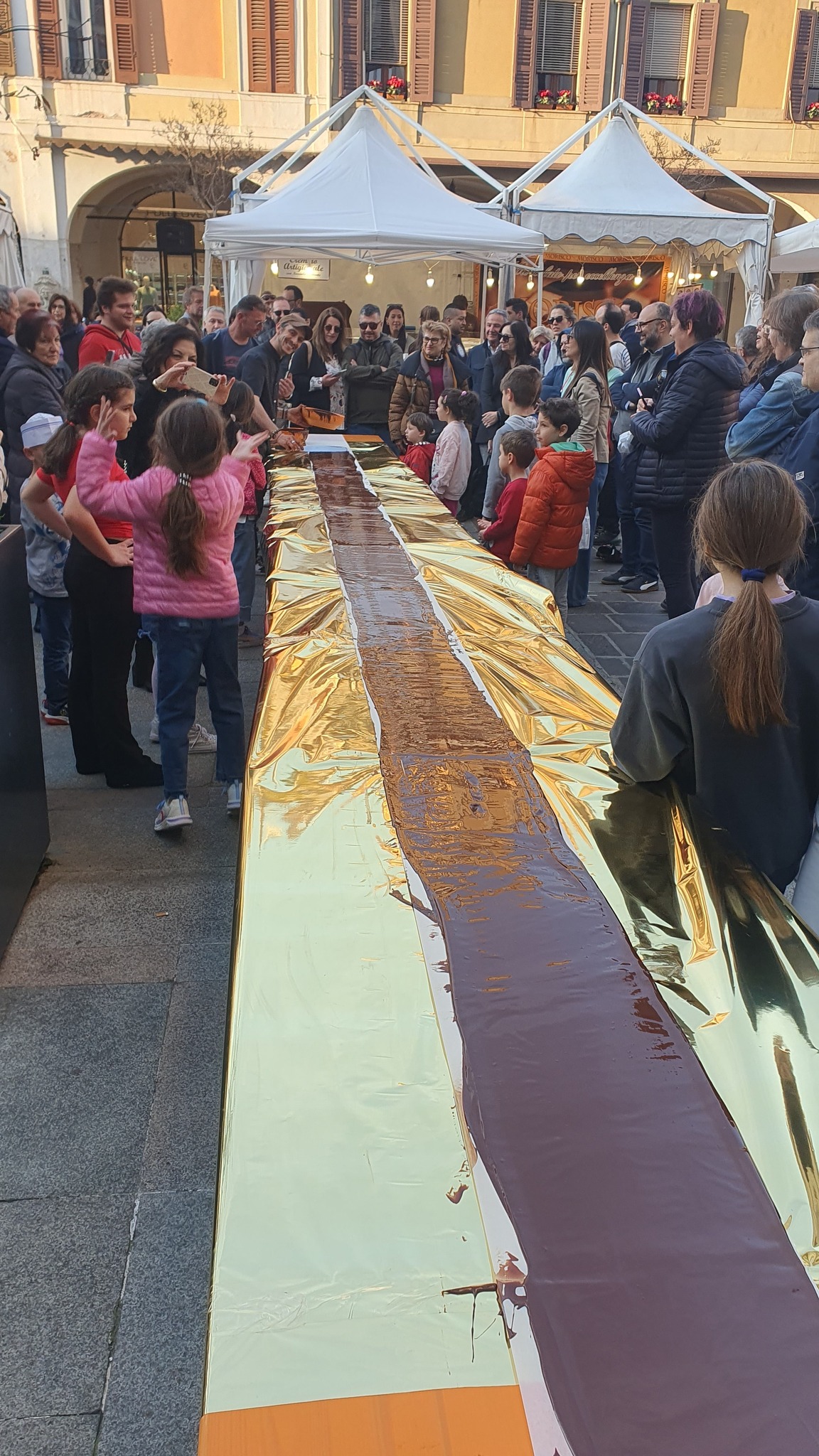 cioccolato in piazza tavoletta gigante