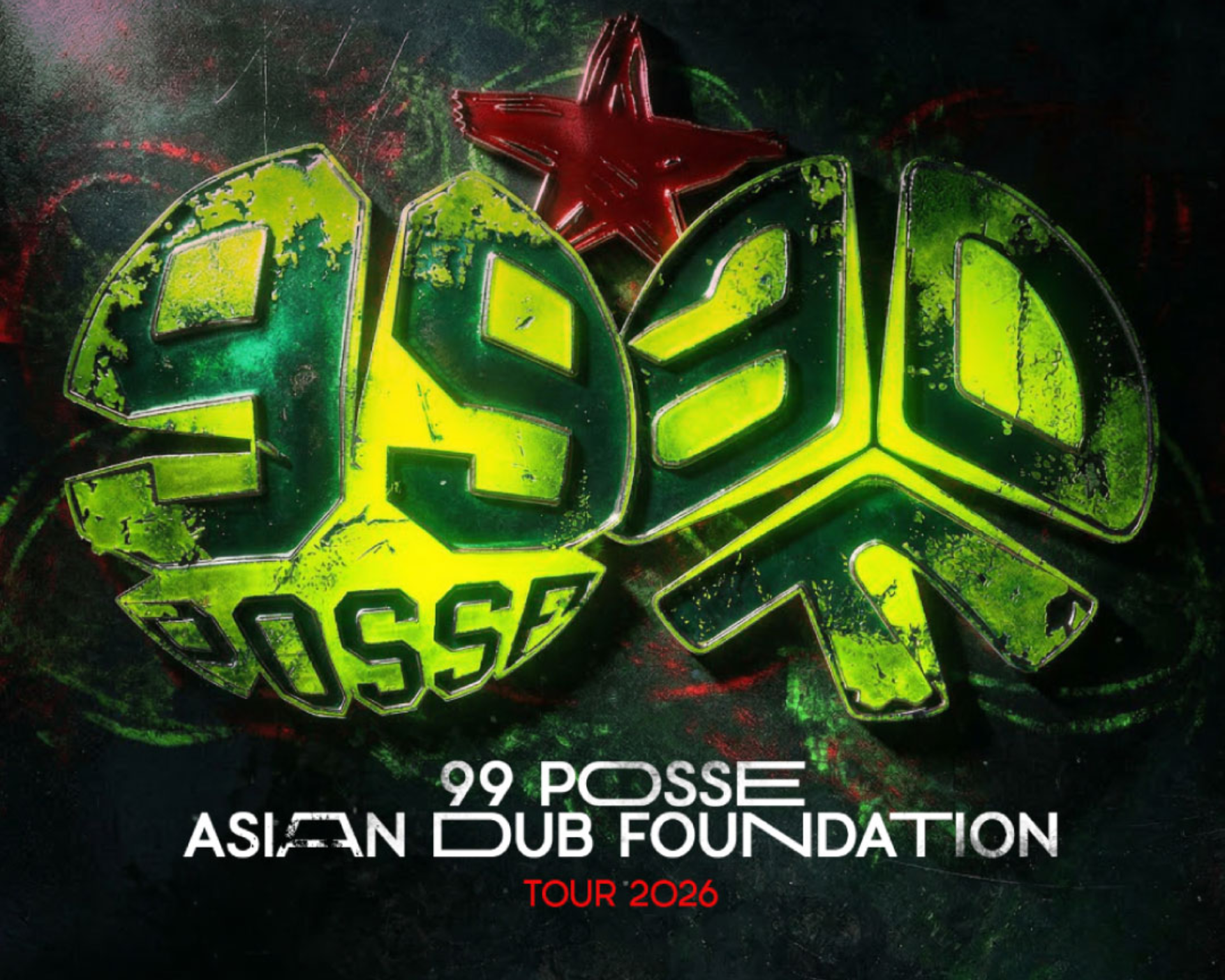 Locandina tour 99posse