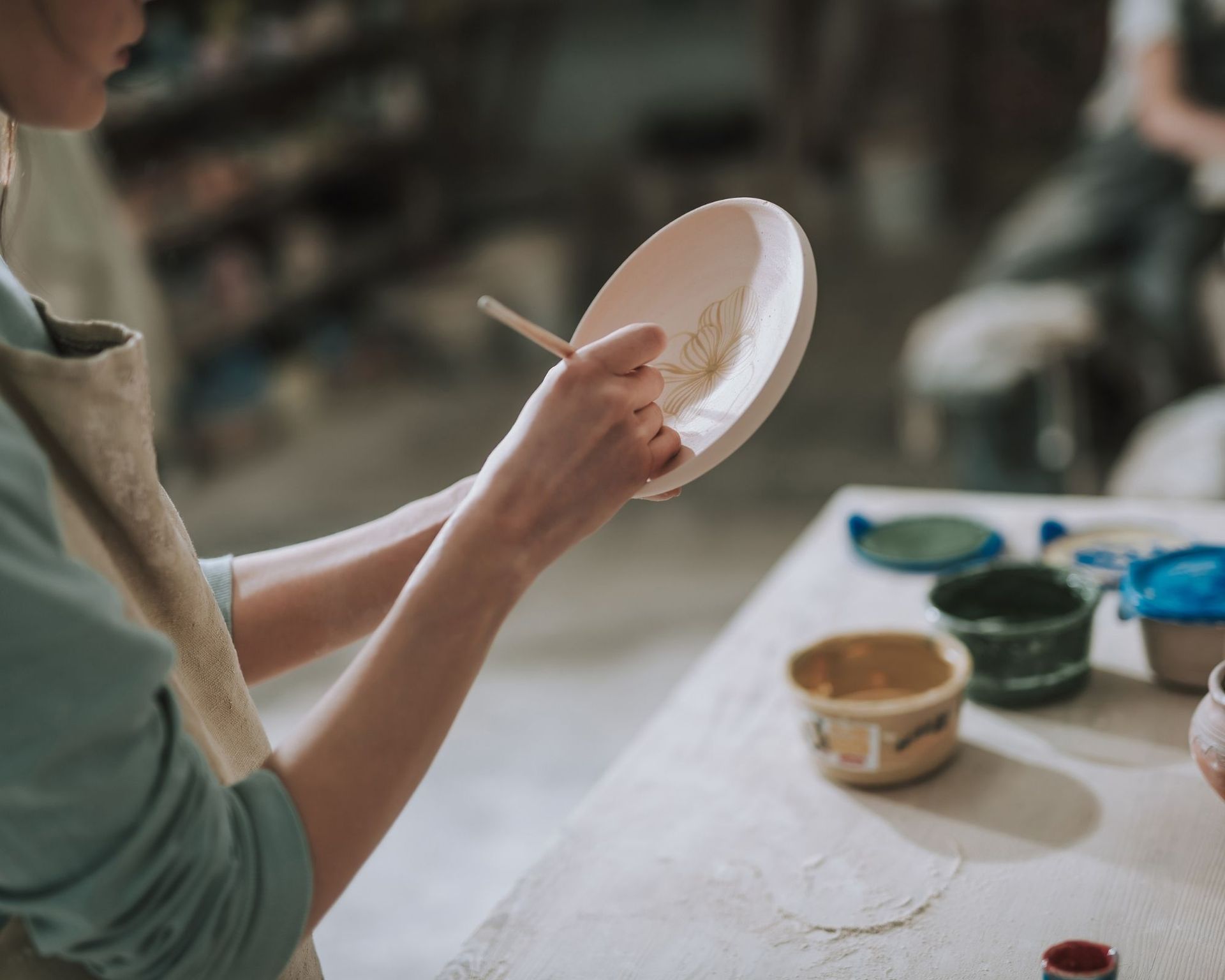 Pittura di ceramica a mano