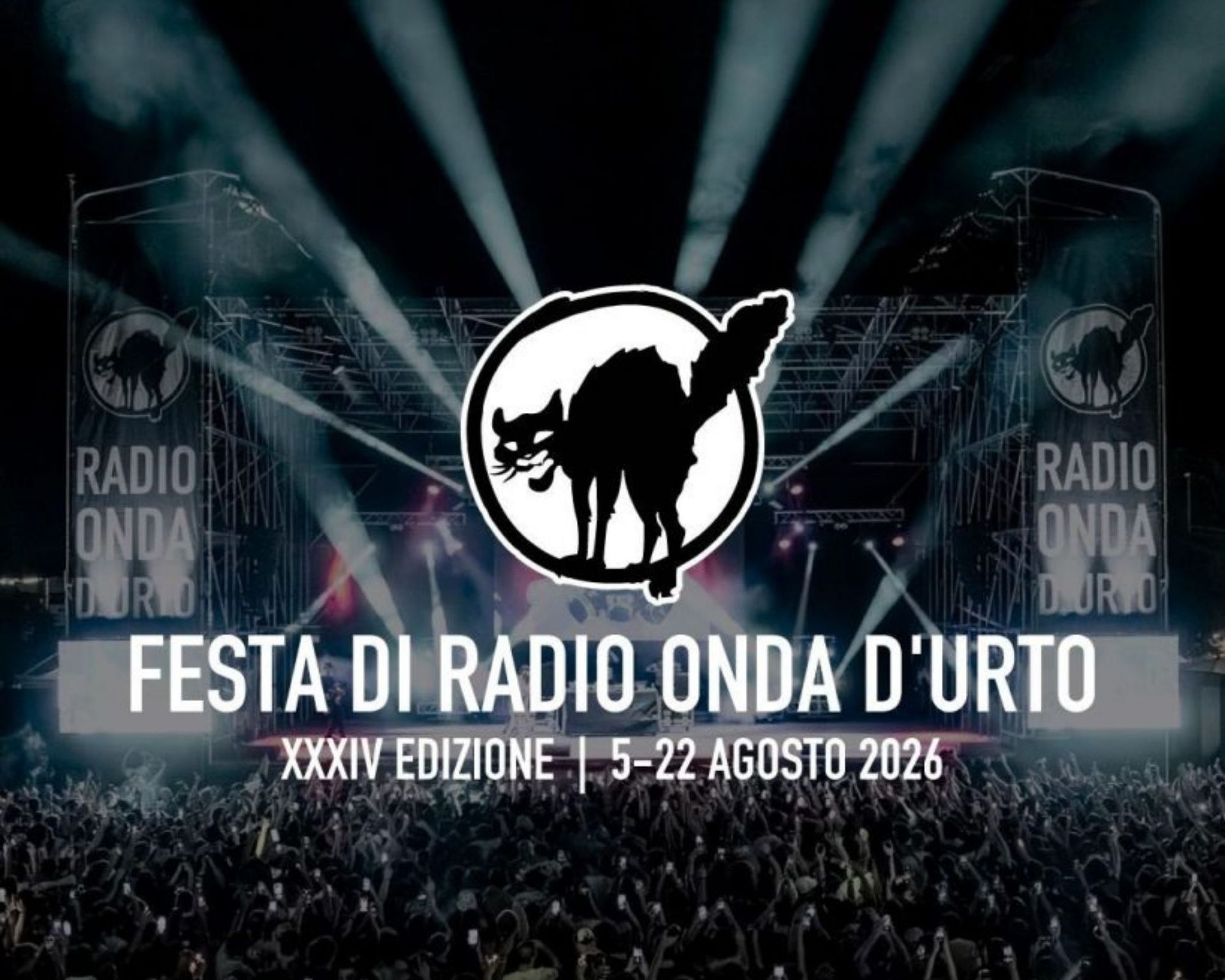 Locandina XXXIV Festa di Radio Onda d’Urto