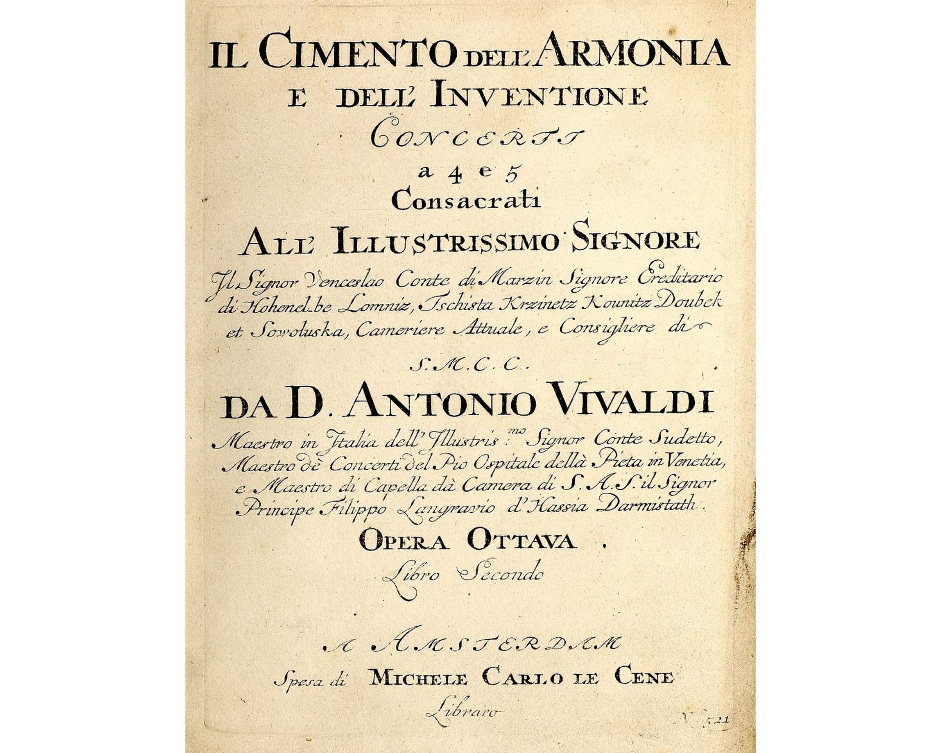 Il Cimento dell’Armonia e dell’Inventione