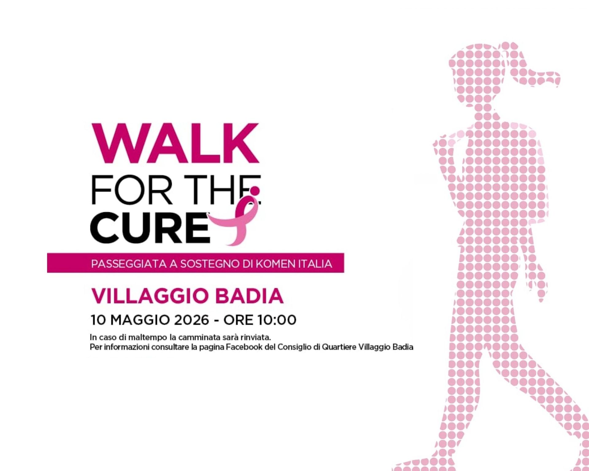 Walk for the cure Villaggio Badia