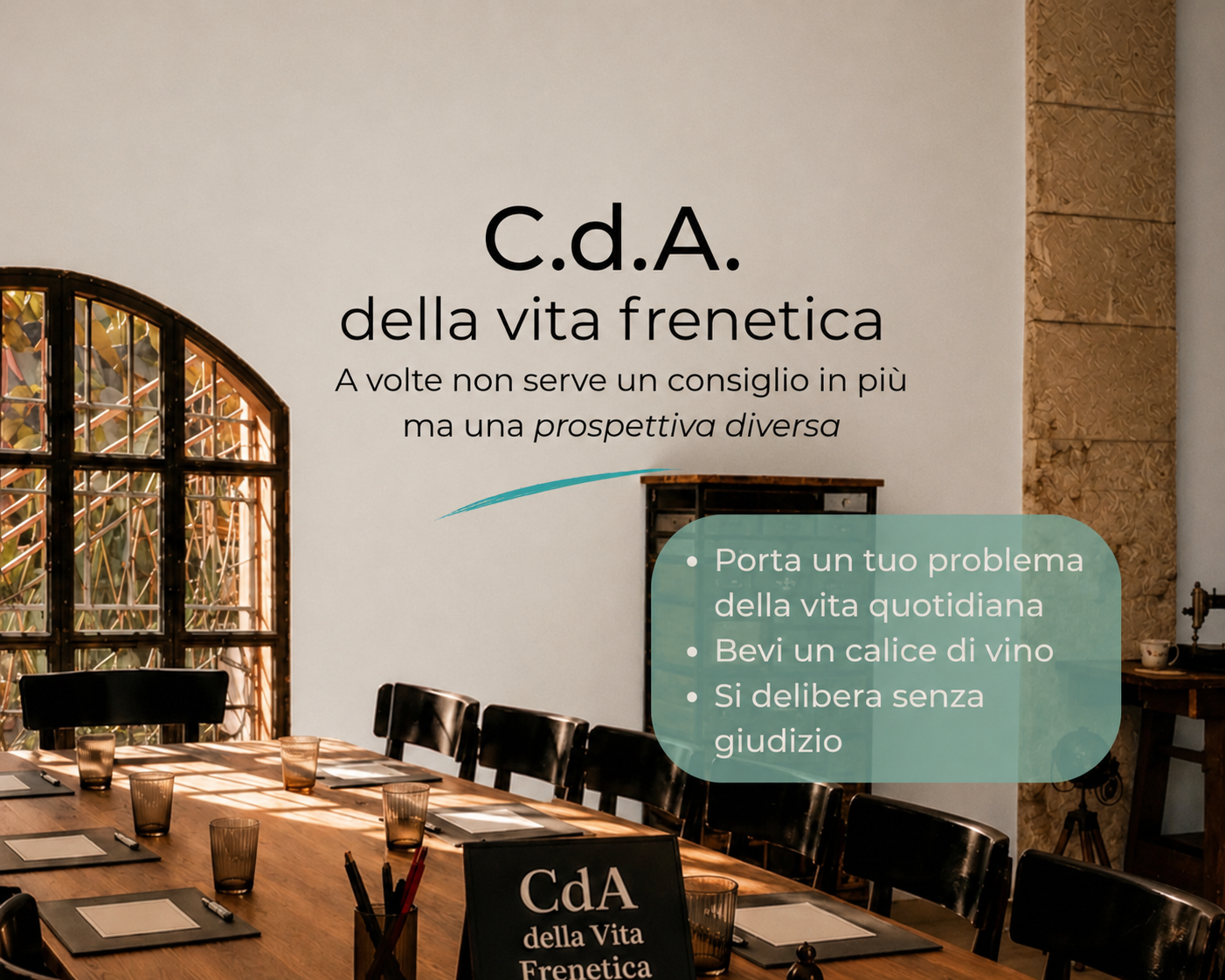 cda della tua vita frenetica workshop netea25
