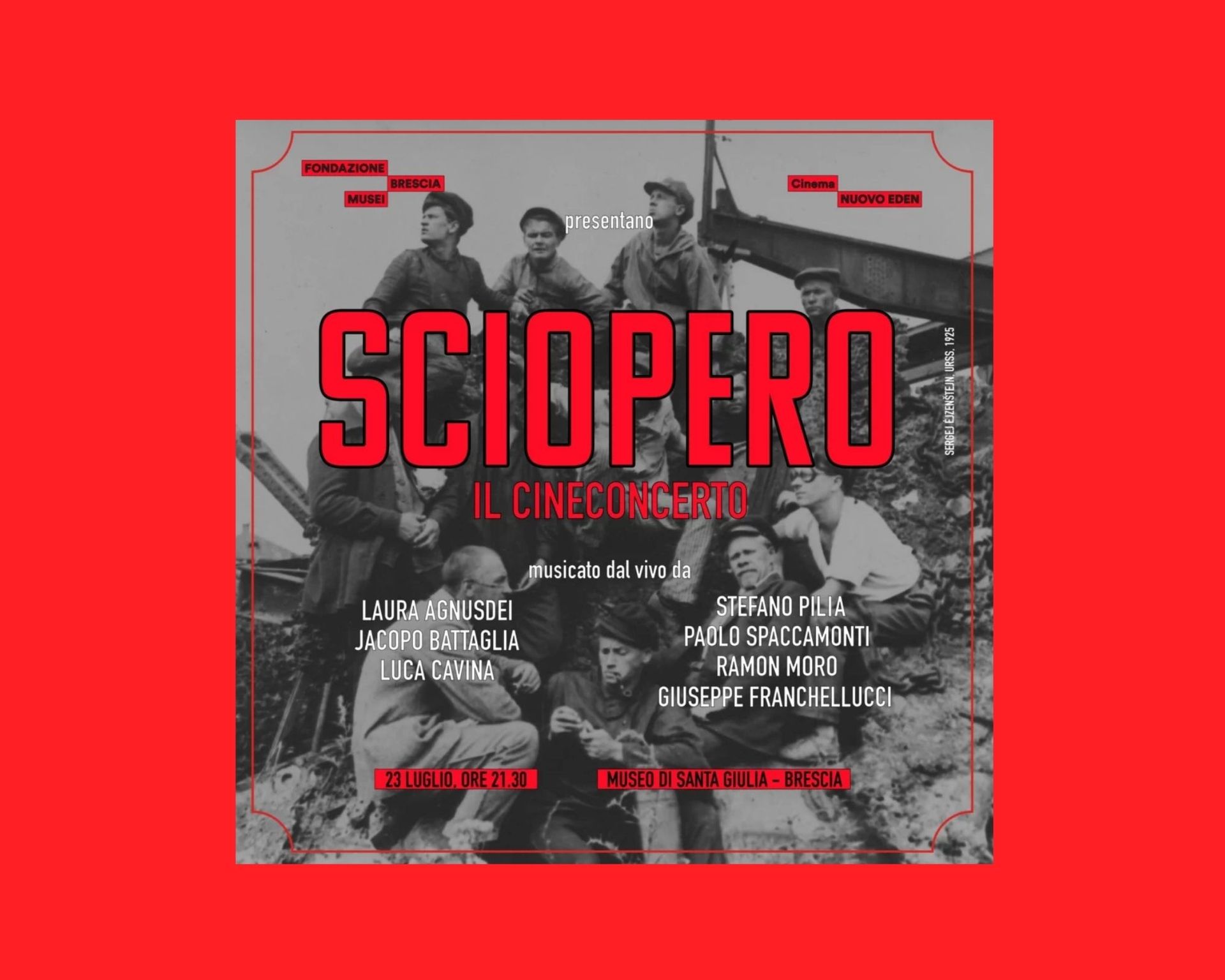 cineconcerto sciopero