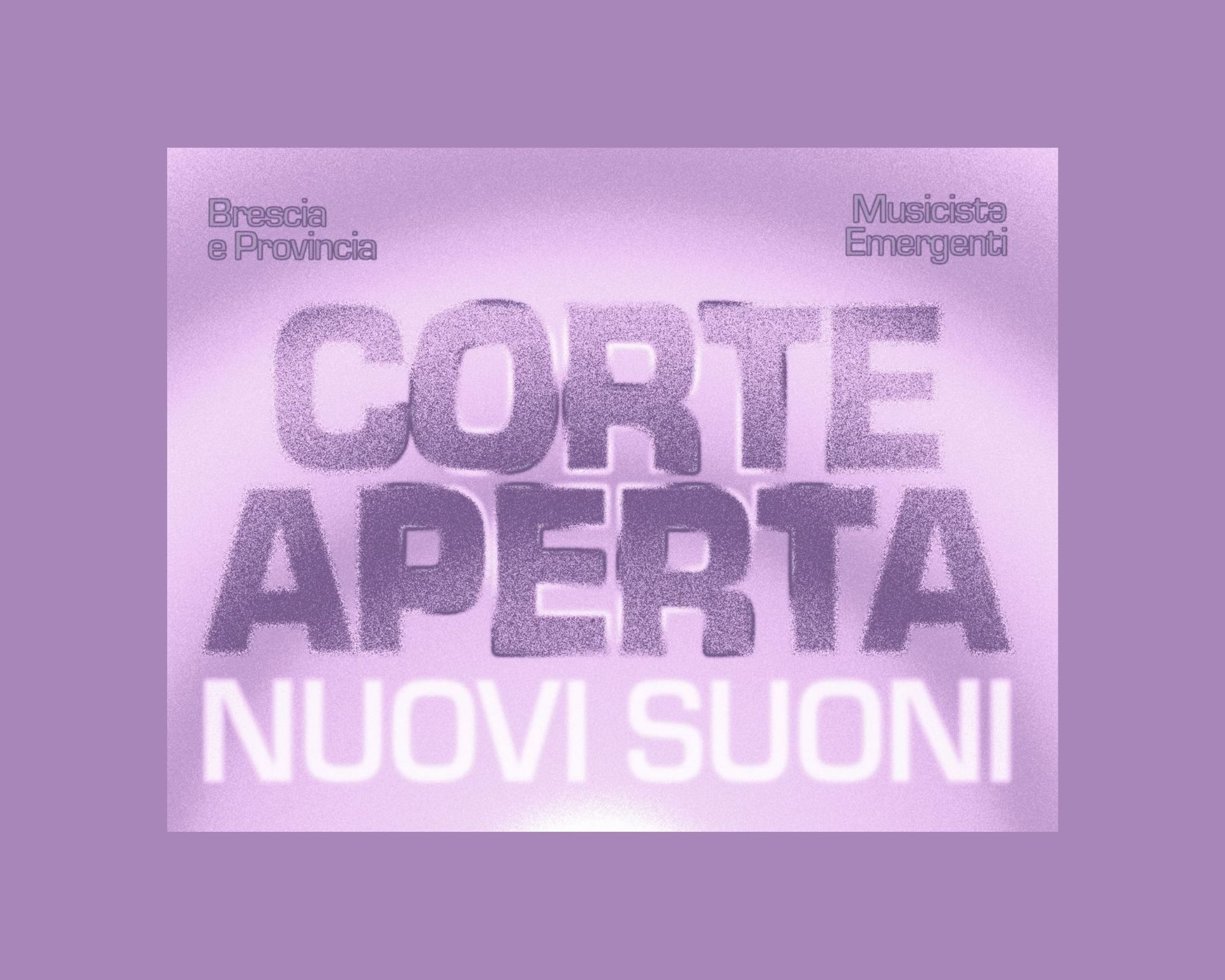 locandina corte aperta nuovi suoni