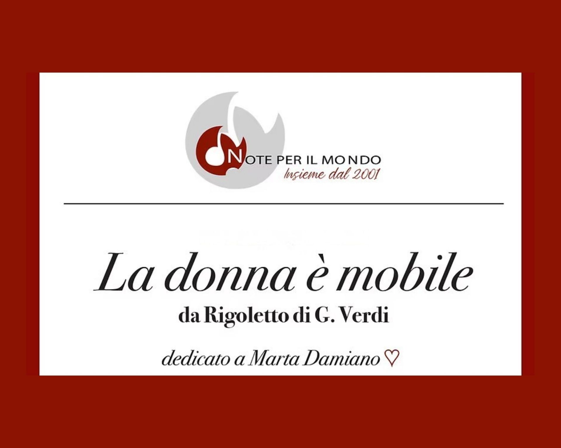 Locandina evento