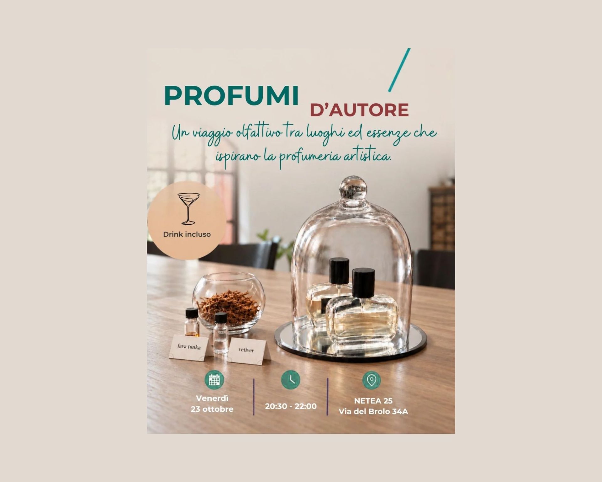 Profumi d'autore - viaggio sensoriale fragranze
