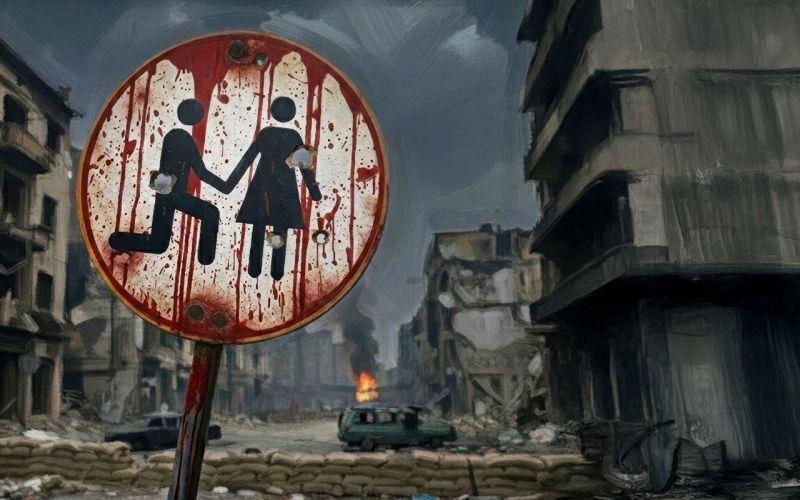 città devastata 