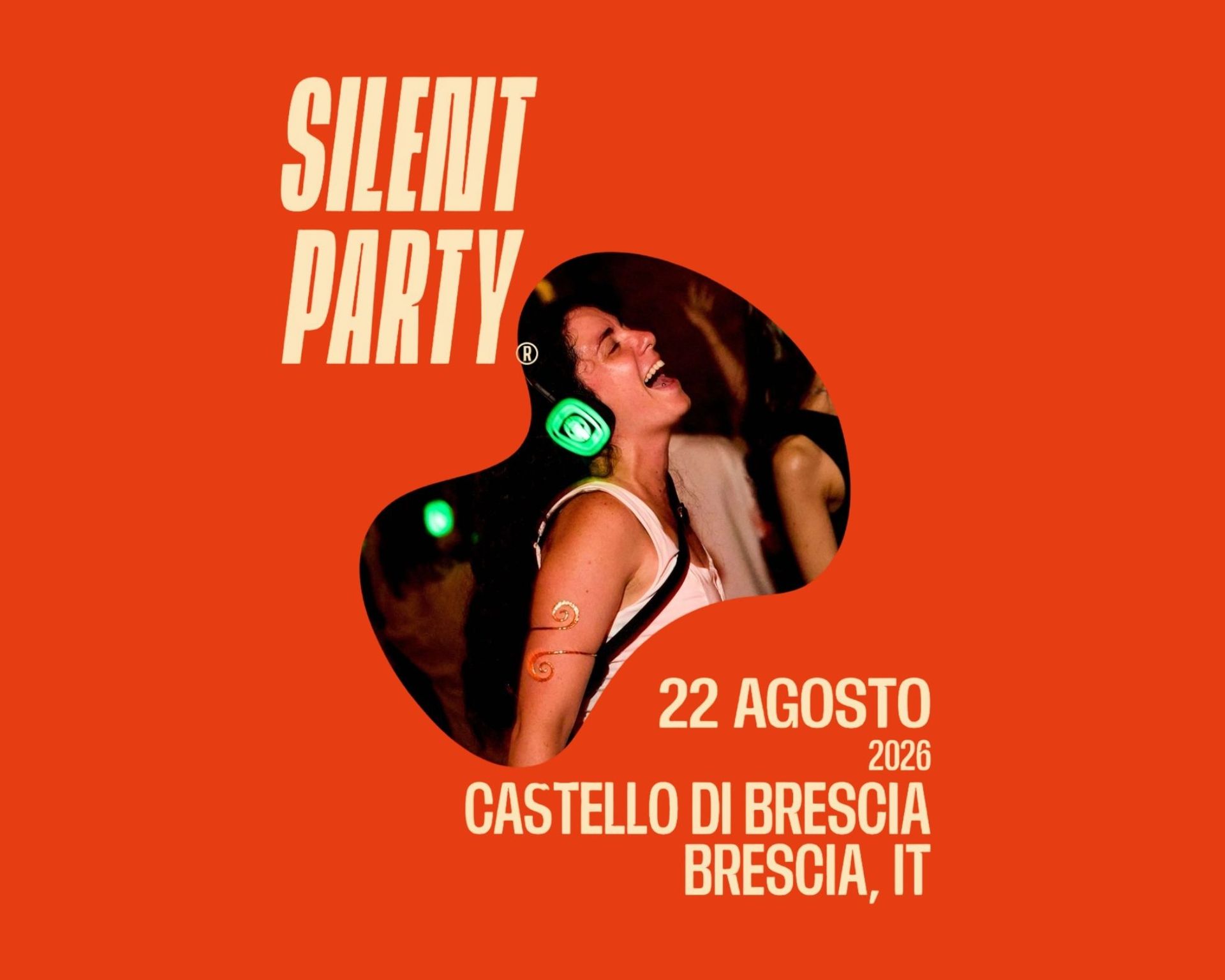 evento silent party a brescia