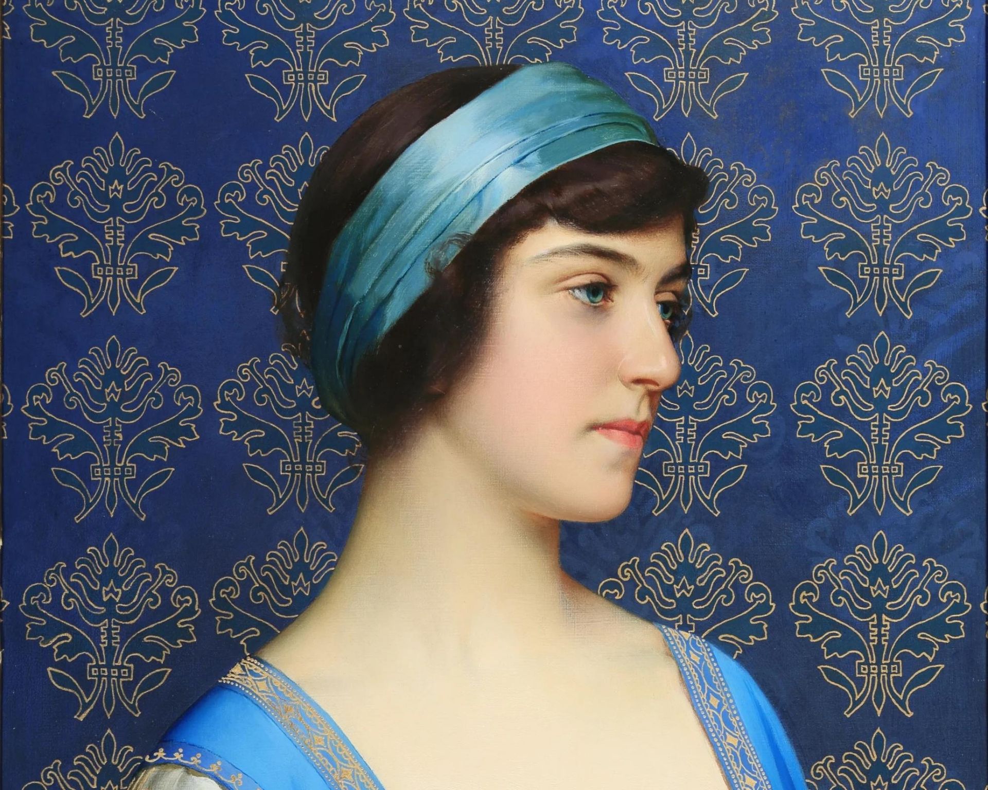 Locandina Mostra Liberty a Palazzo Martinengo