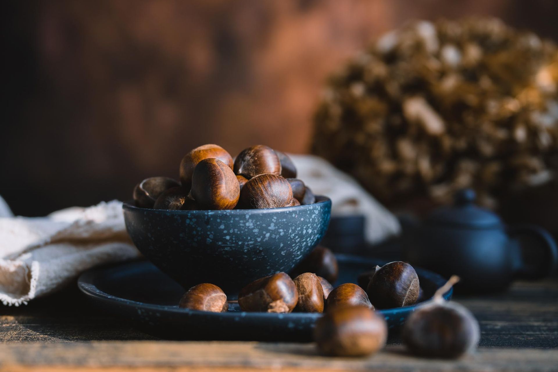 castagne raccolte nella zona dell'altopiano di Cariadeghe