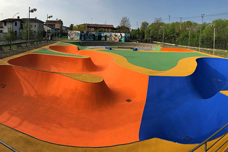 Skatepark colorato