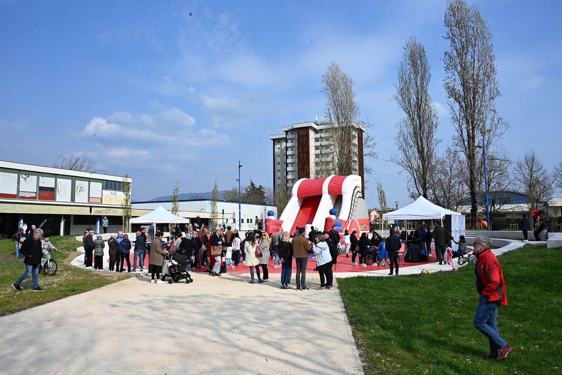 Persone nel parco