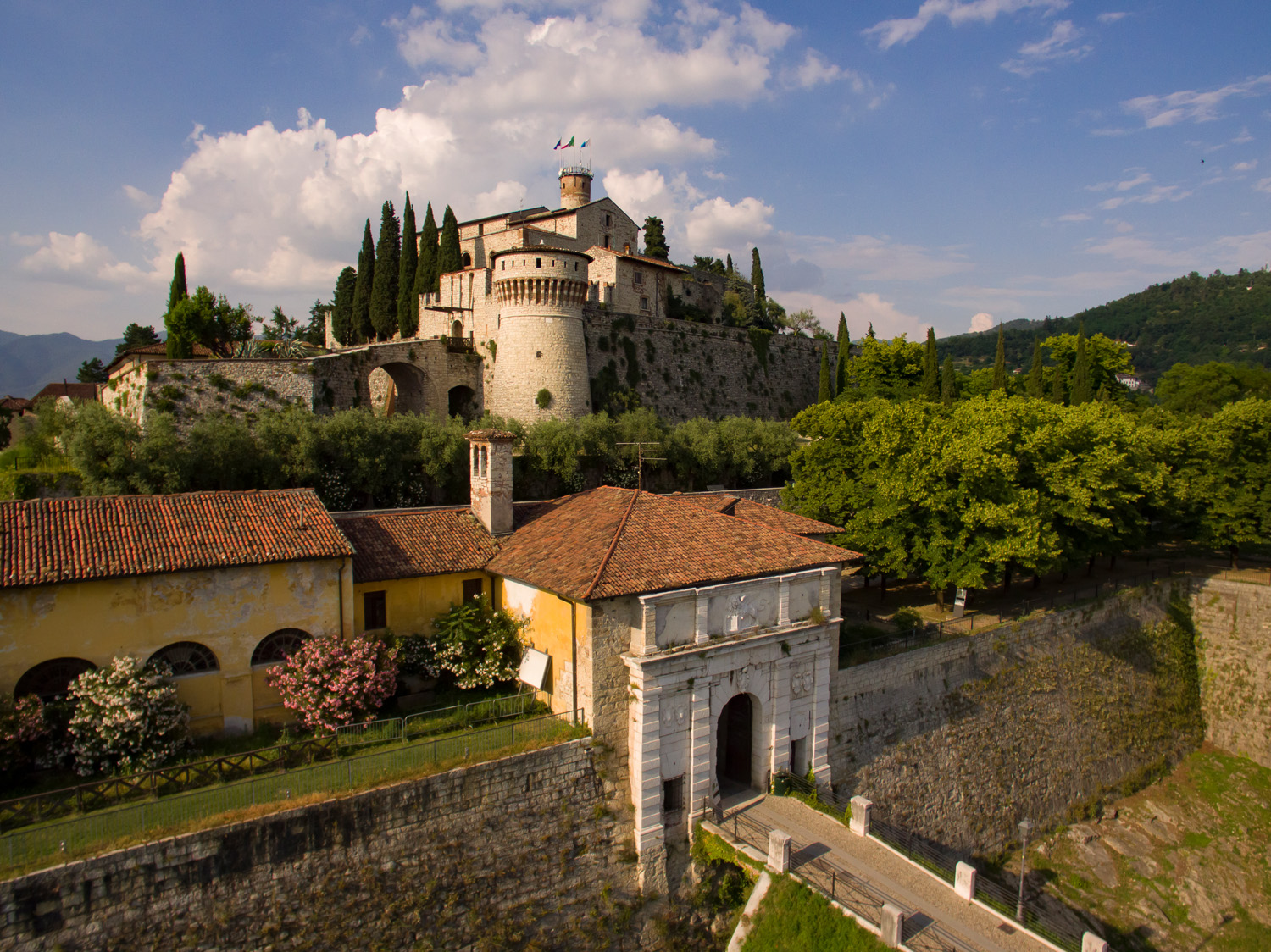 Castello di Brescia - Vista totale