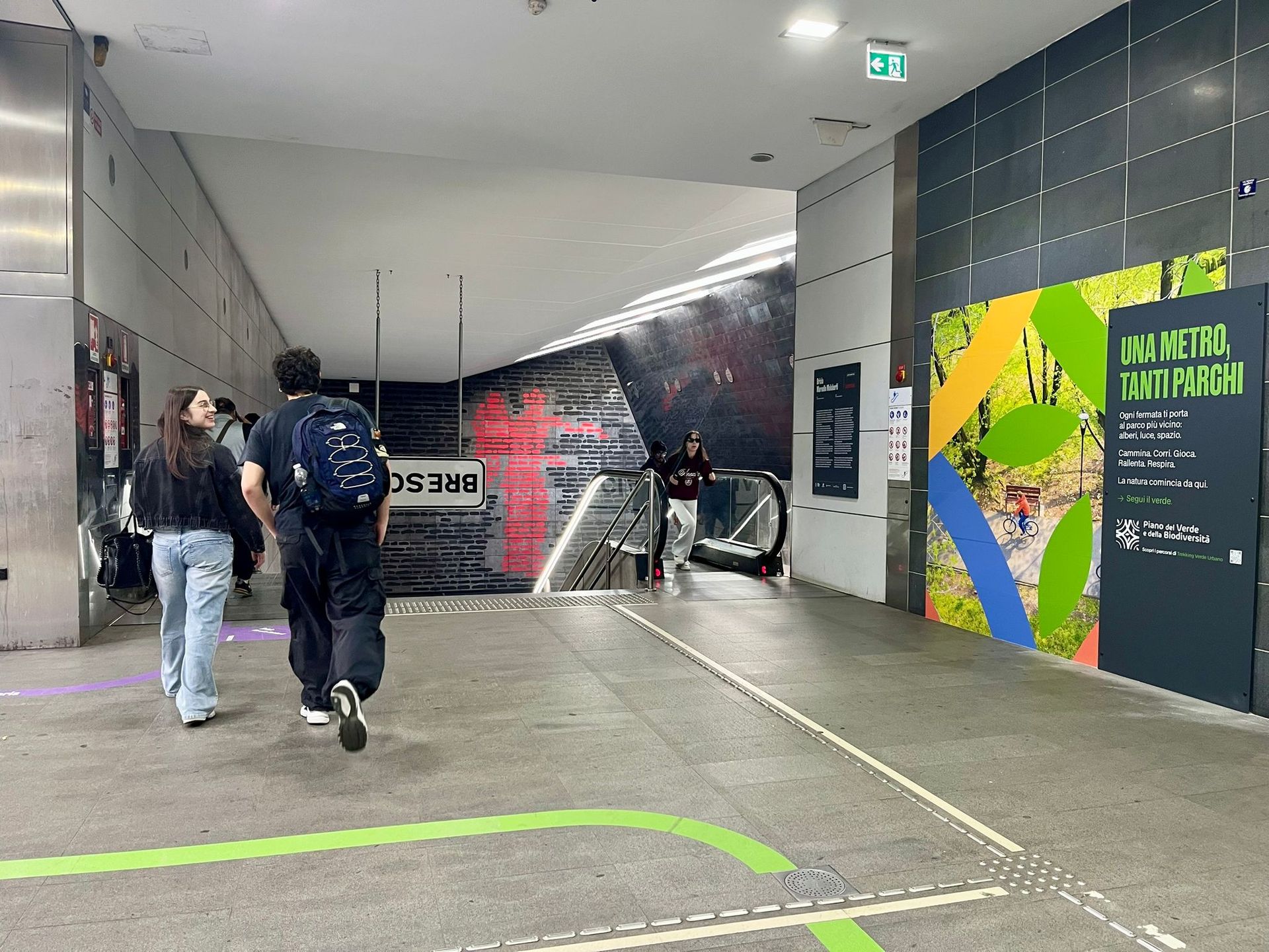 Interno stazione metropolitana Vittoria Brescia