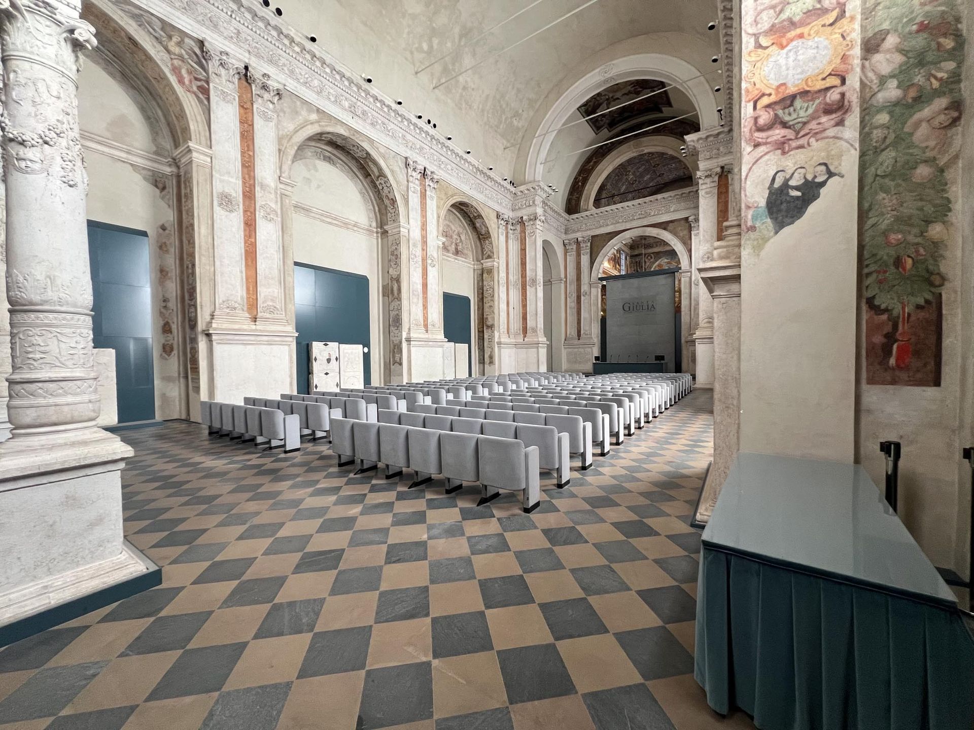Auditorium Santa Giulia, vista dal fondo della sala