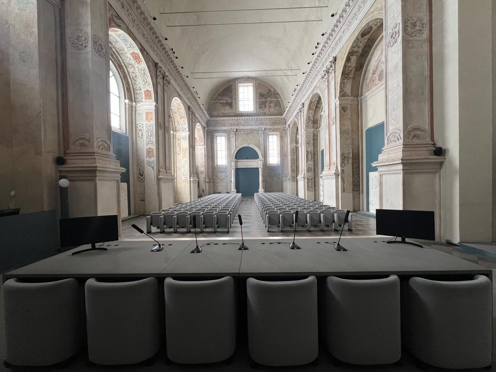 Auditorium Santa Giulia, vista dal fondo della sala