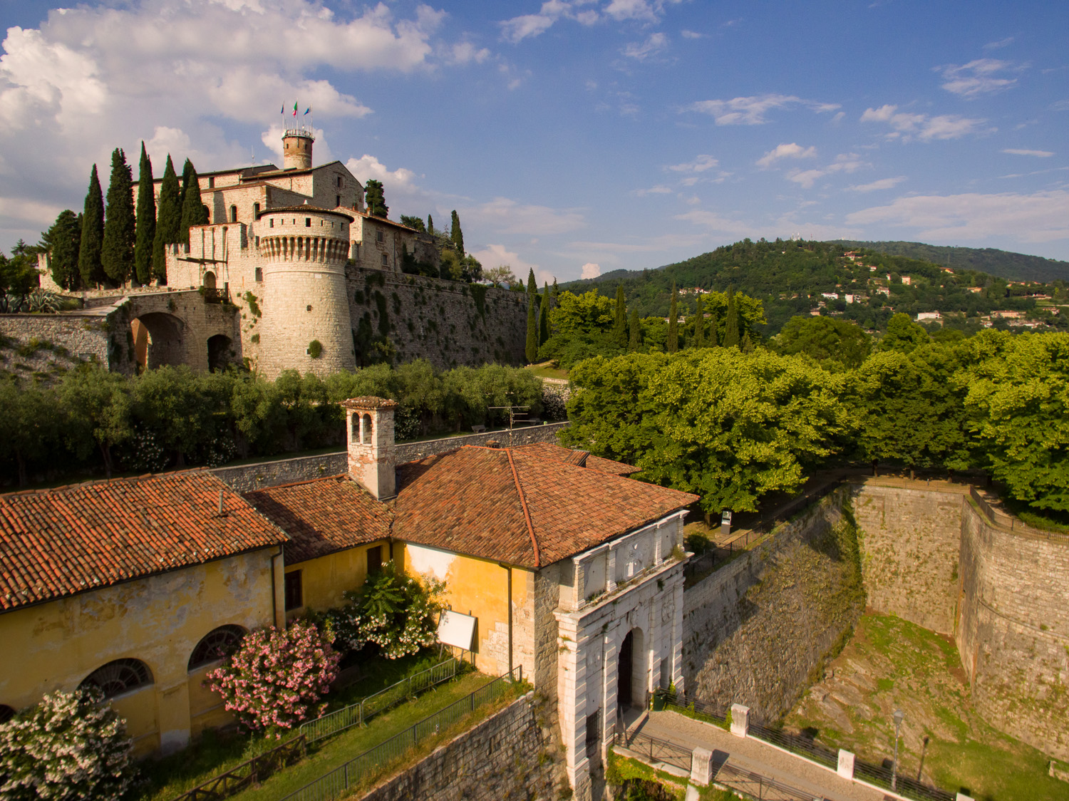 Castello di Brescia - Vista totale