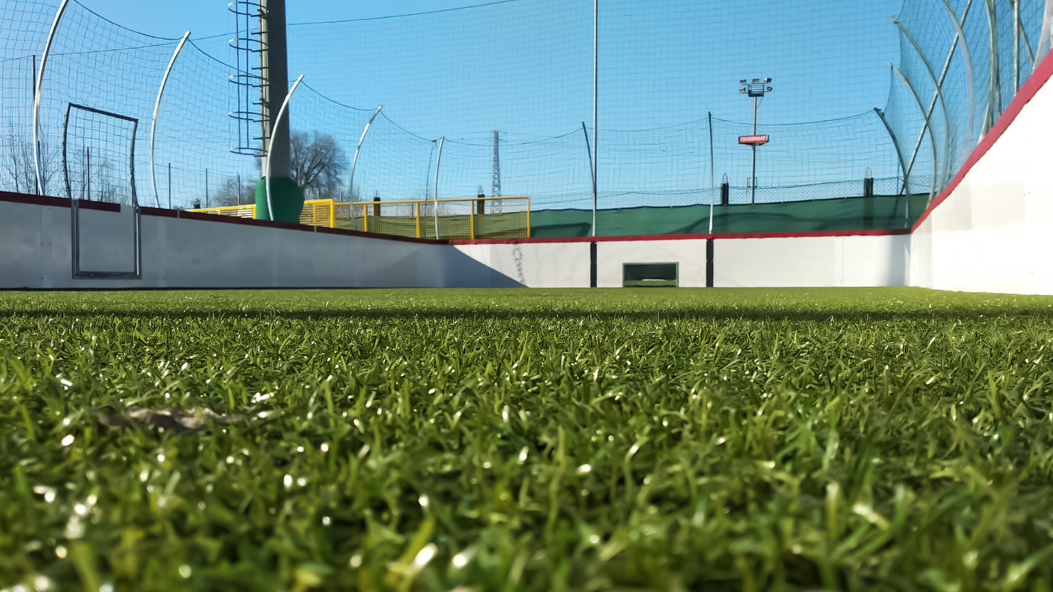 centro sportivo rigamonti dettaglio campo da calcio