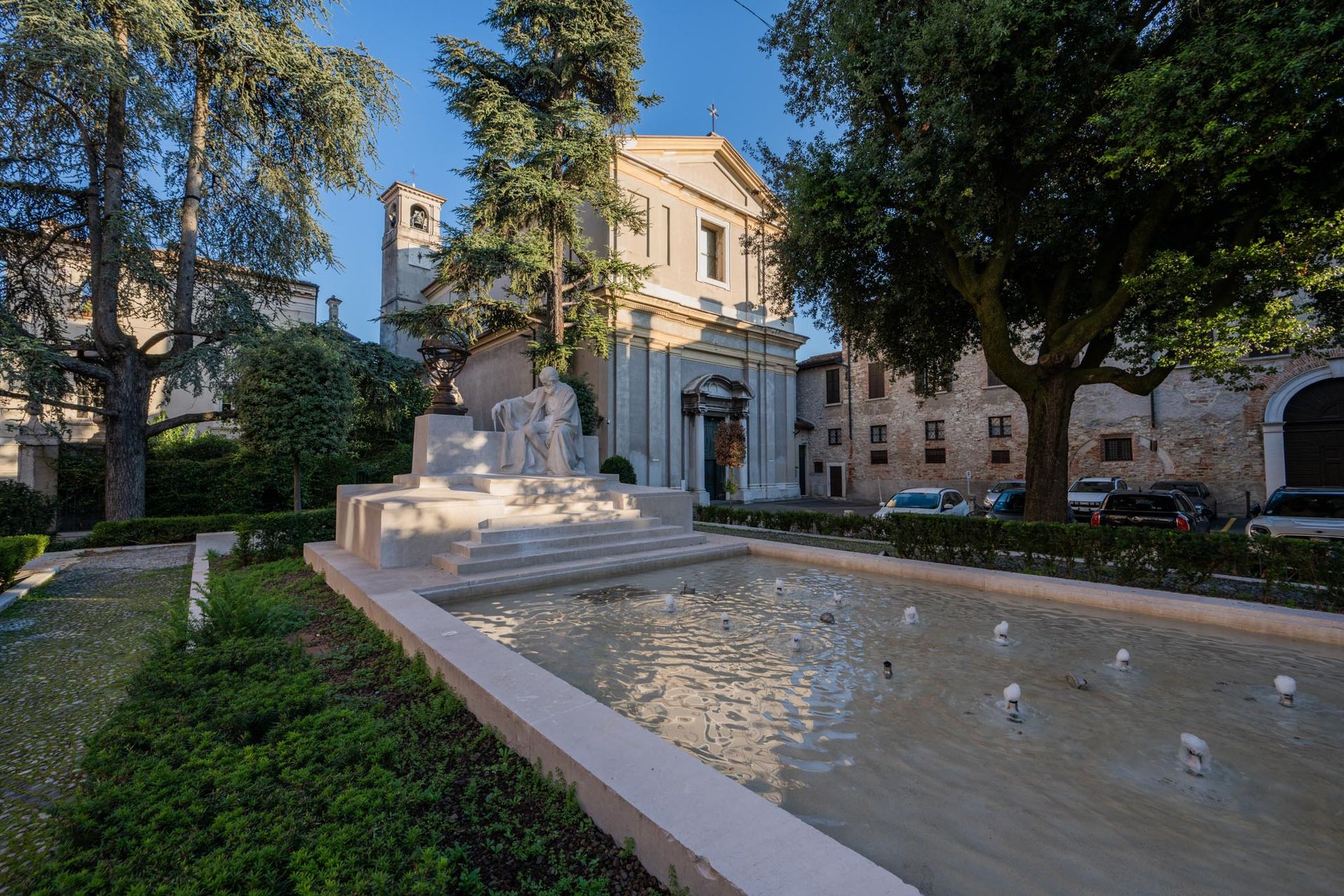 Veduta esterna della Chiesa di Santa Maria in Calchera a Brescia