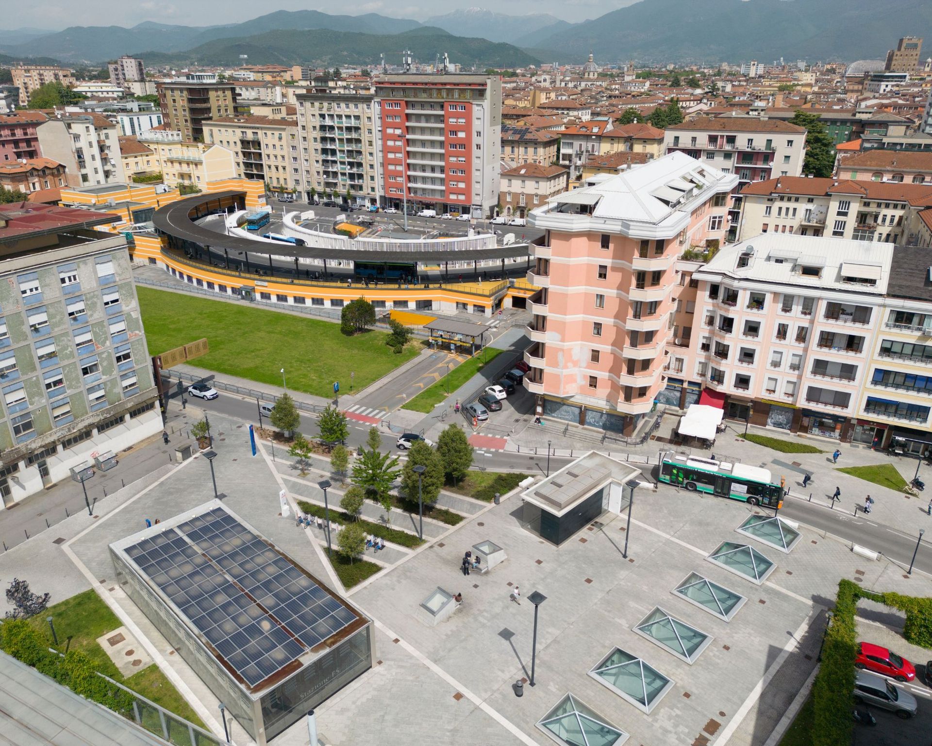 Come arrivare a Brescia - vista dall'alto