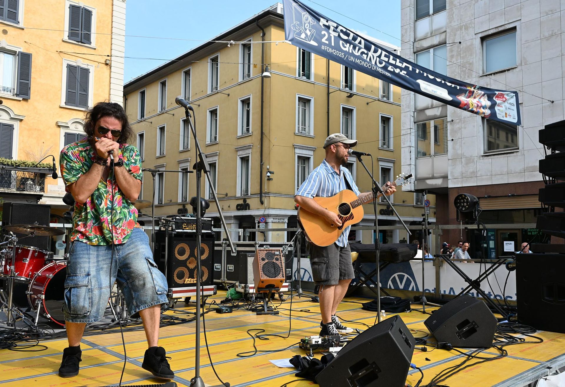 Band live alla Festa della Musica di Brescia