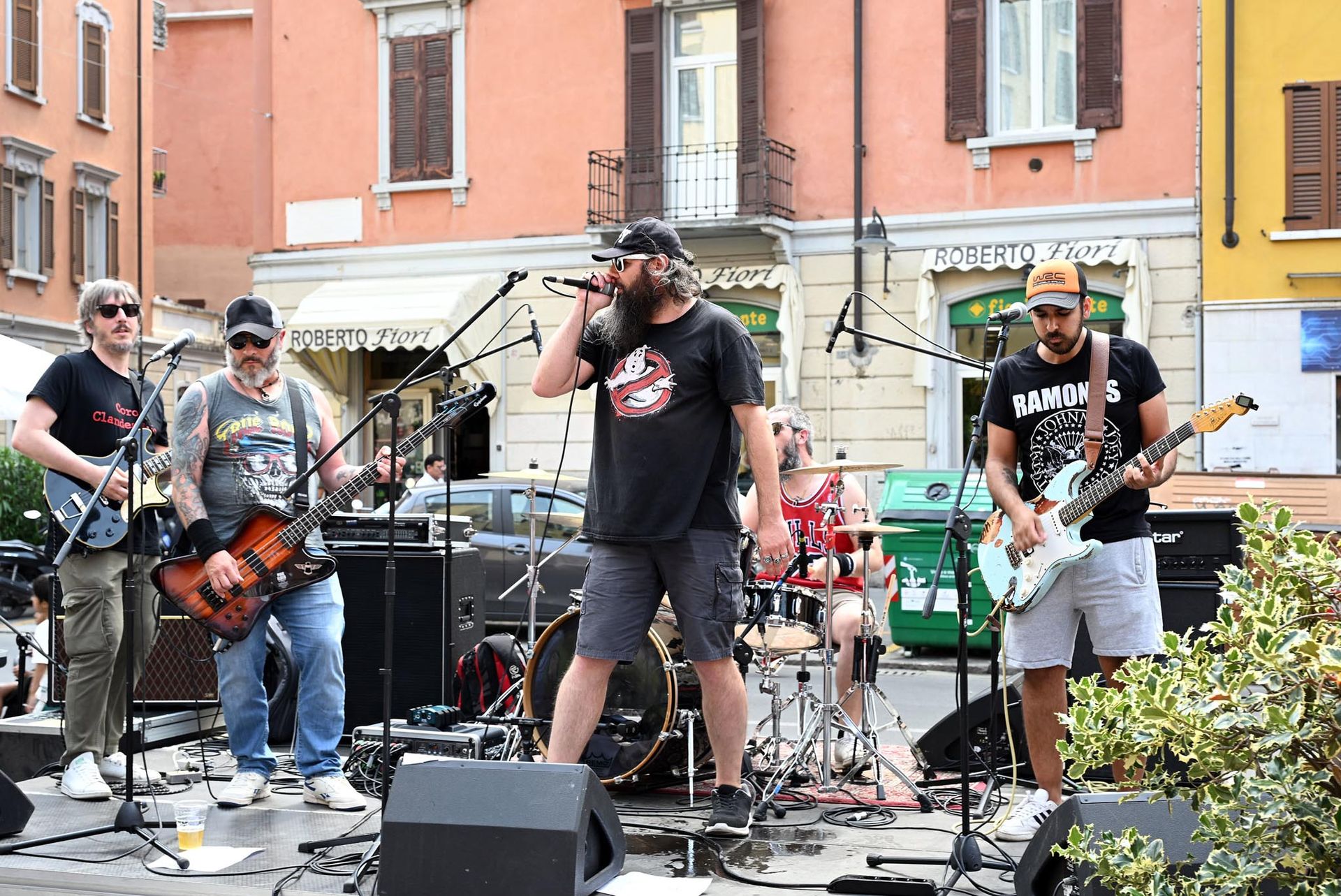 Gruppo musicale alla Festa della Musica di Brescia