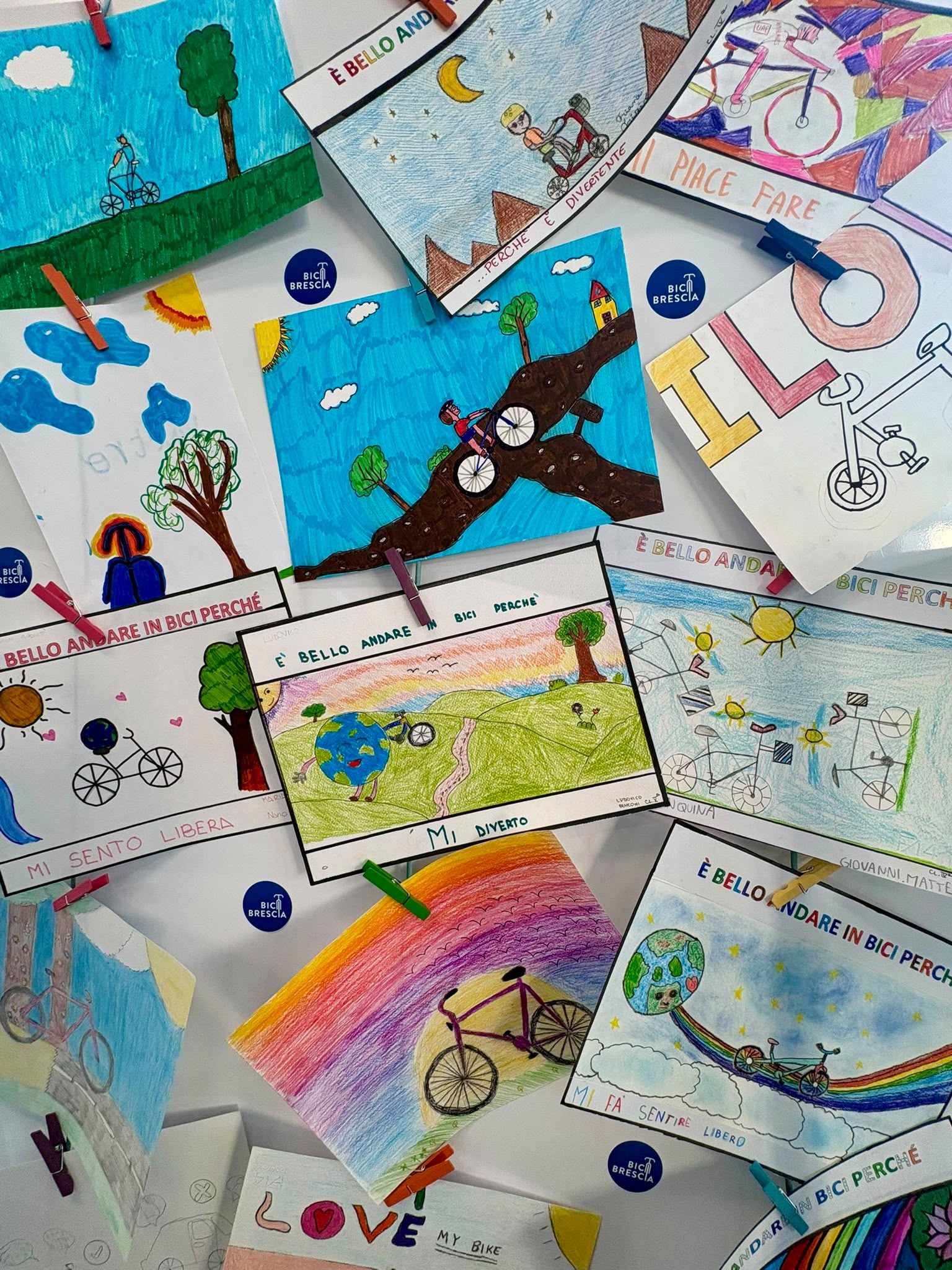 GenerAzione BiciBrescia disegni bici
