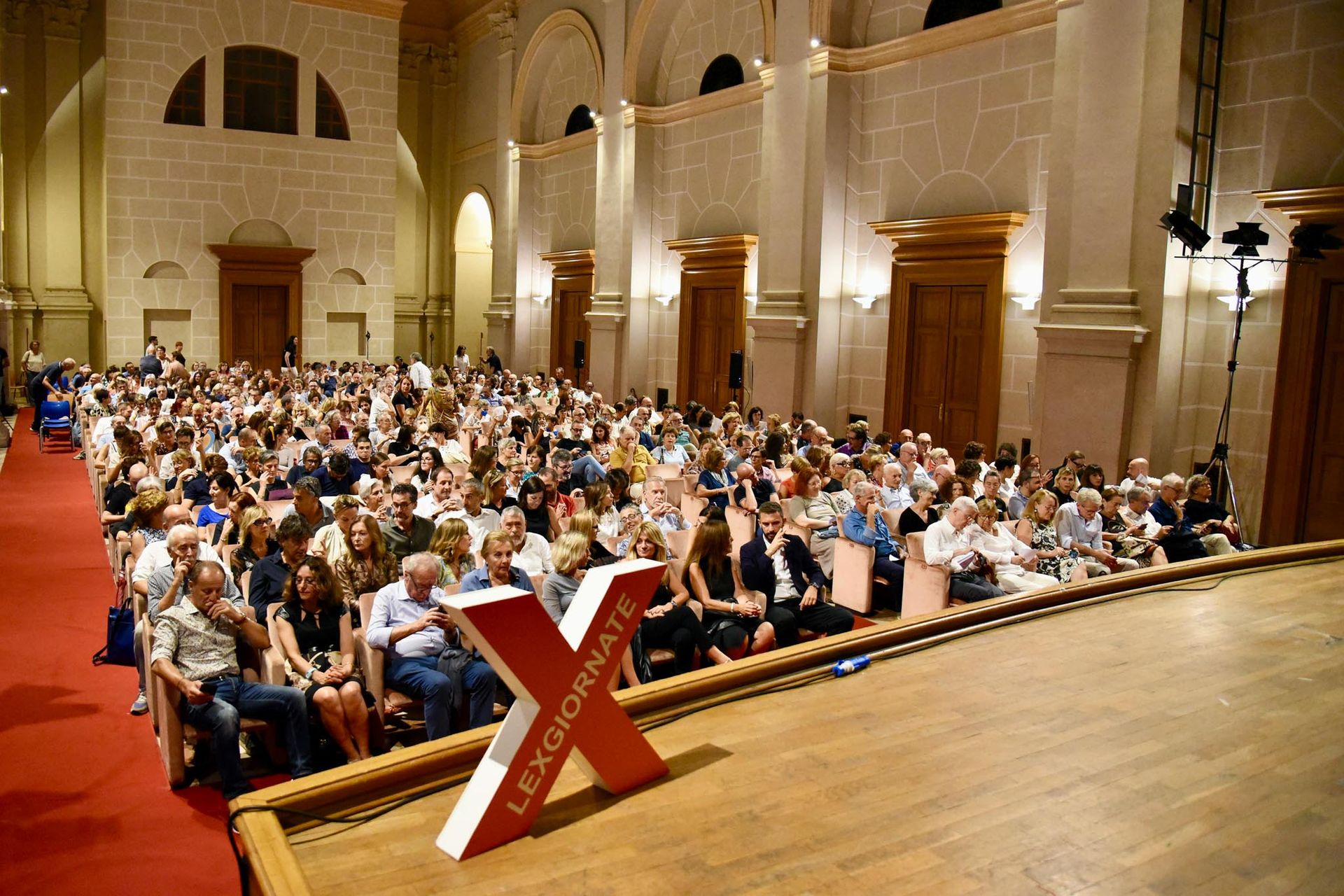 Incontro culturale del festival Le X Giornate nel centro di Brescia