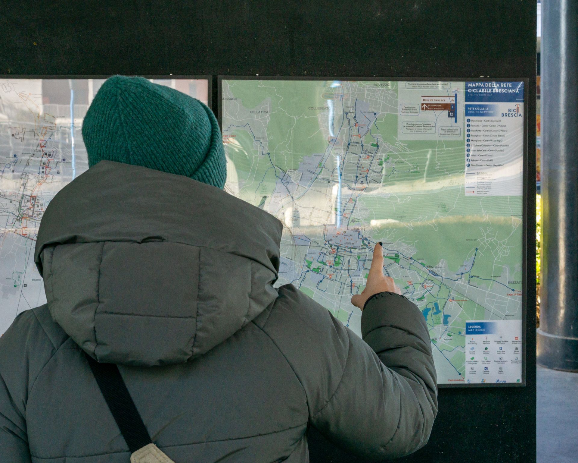 mappa reti ciclabili