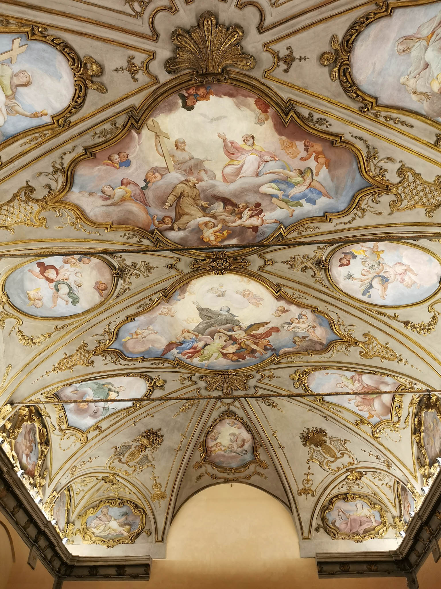 Teatro Mina Mezzadri - Affresco soffitto