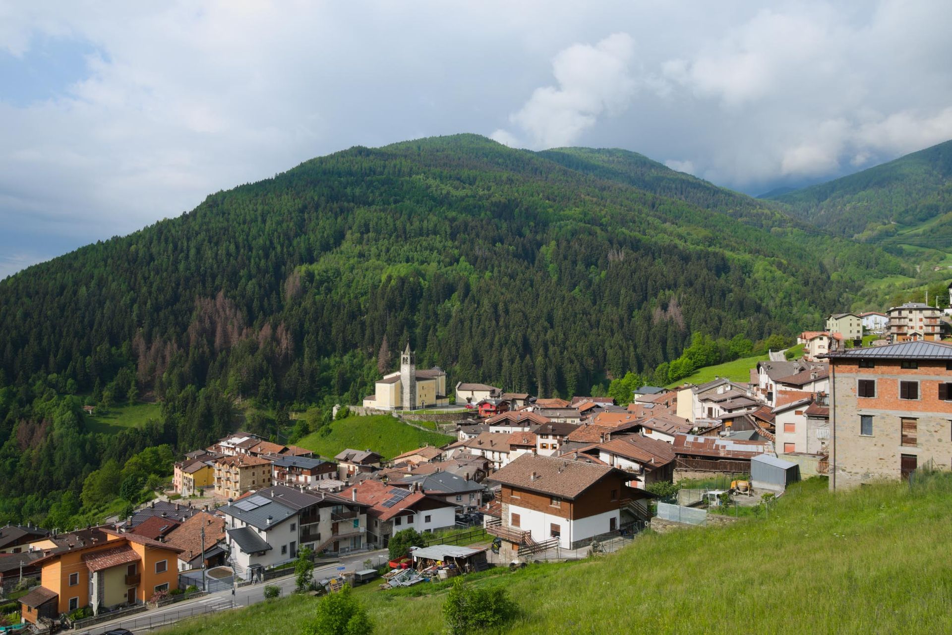 Panorama di Monno in Val Camonica