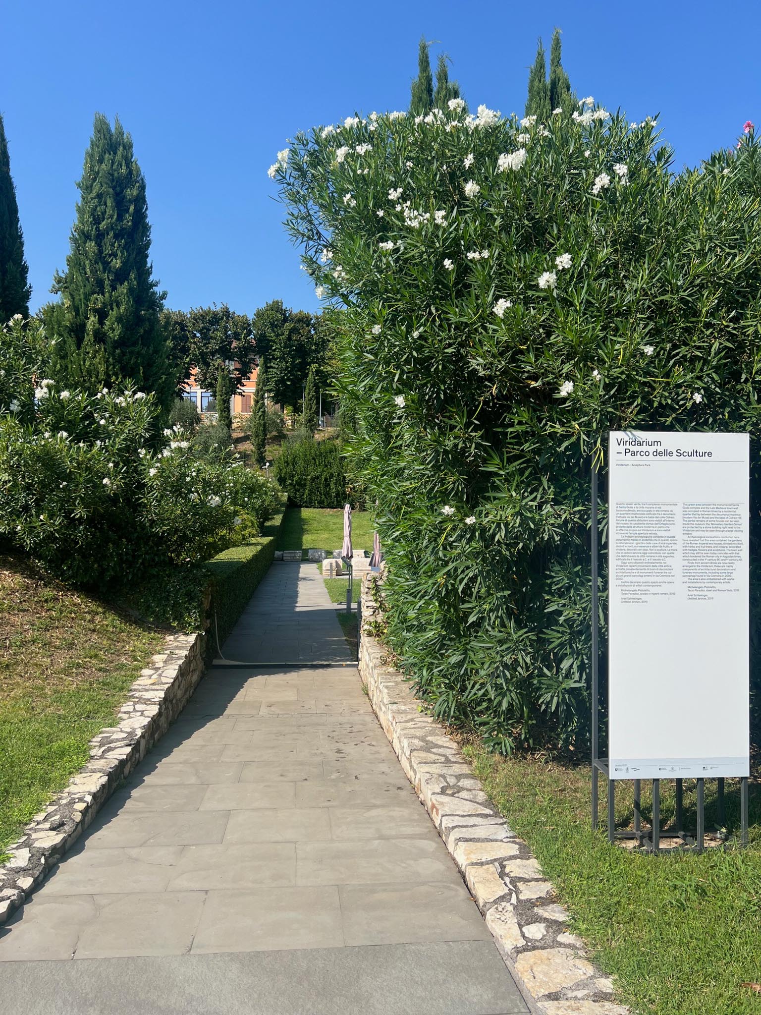 Ingresso parco delle sculture Viridarium