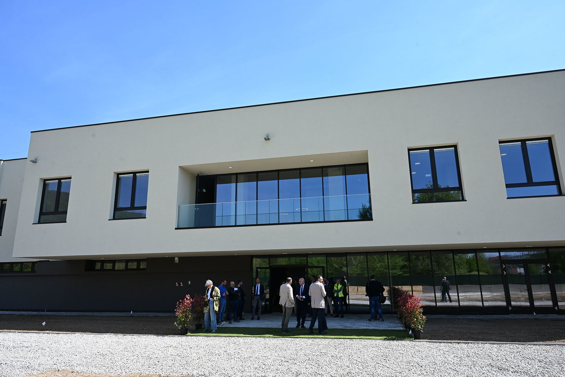 Foto esterno palazzetto ginnastica artistica