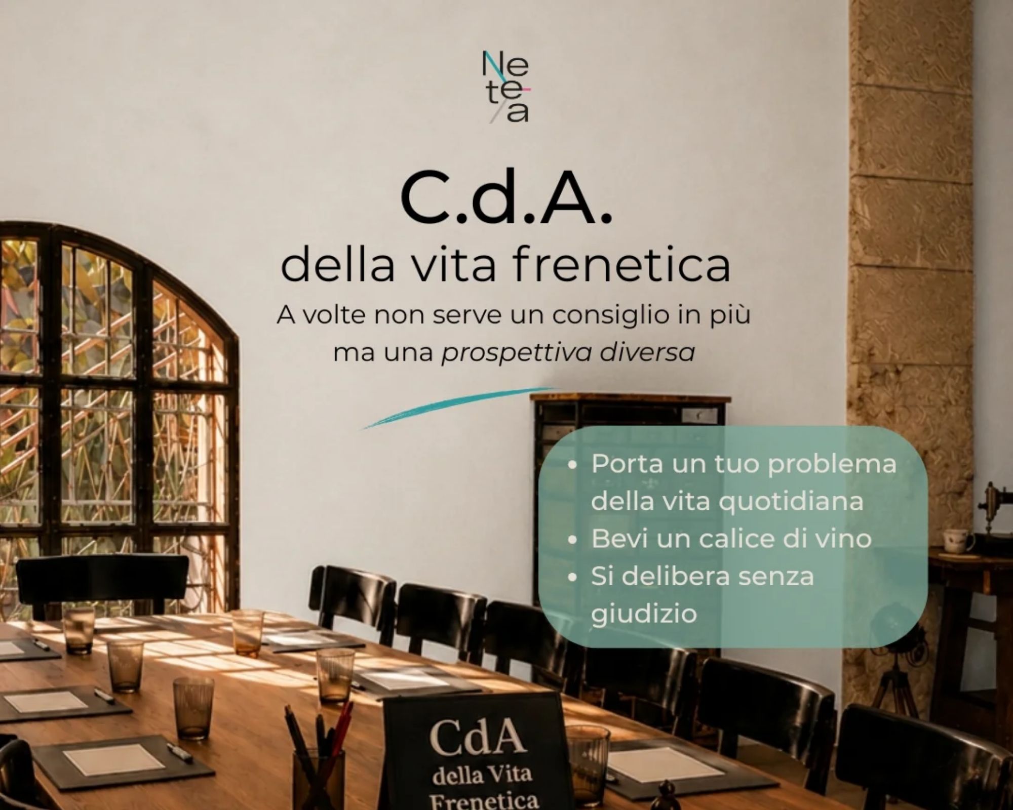 C.d.A della tua vita frenetica — Altro a Brescia, giovedì 17 settembre
