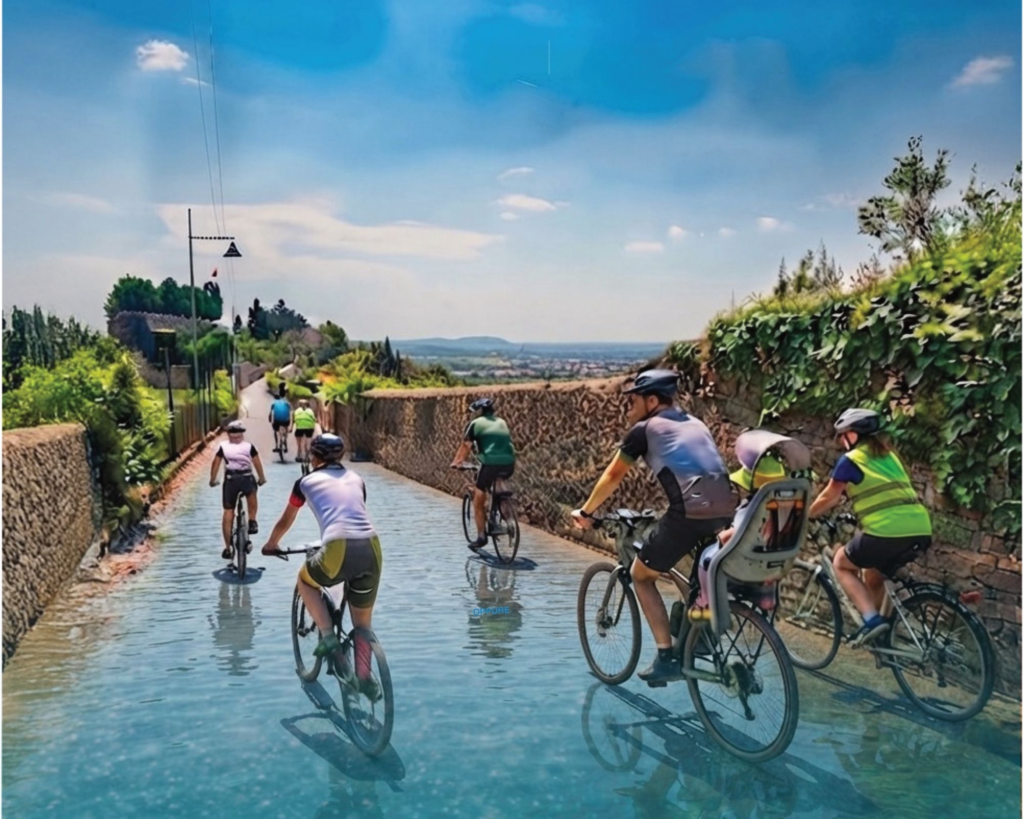 La Ciclovia dell’Acqua — Sport a Brescia, Due punti di partenza: Fonte di Mompiano e Depuratore di Verziano