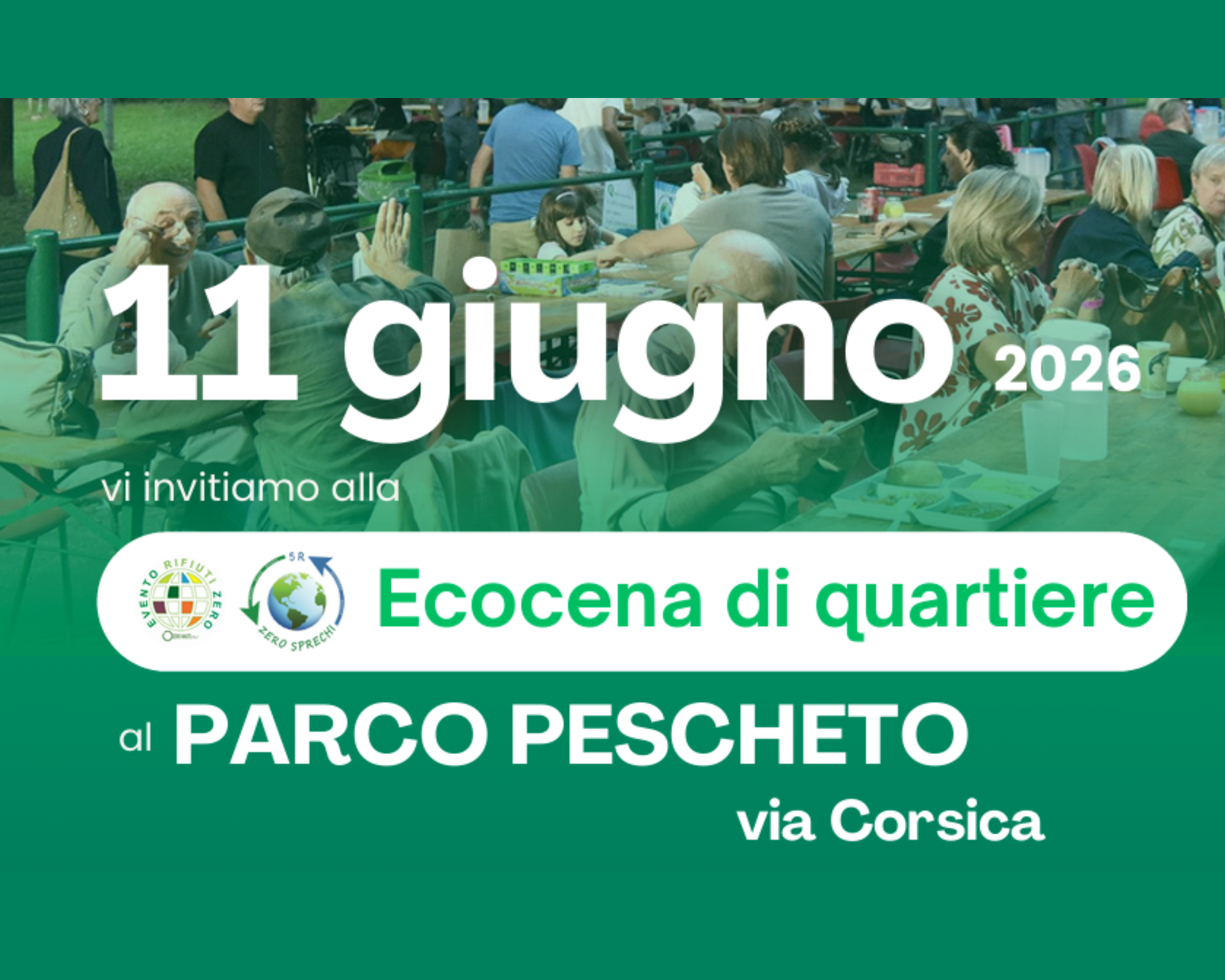 Ecocena di quartiere | Parco Pescheto — Food a Brescia, Parco Pescheto