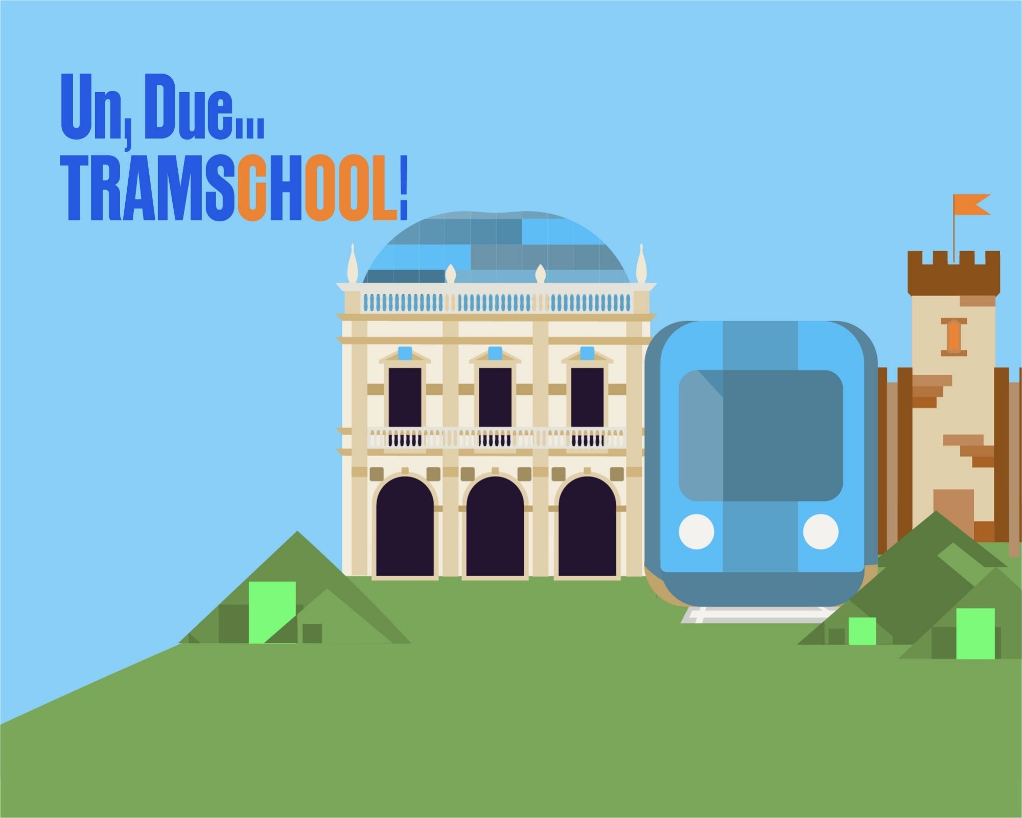 Un, due… TramSchool! — Famiglia a Brescia, Piazza della Loggia